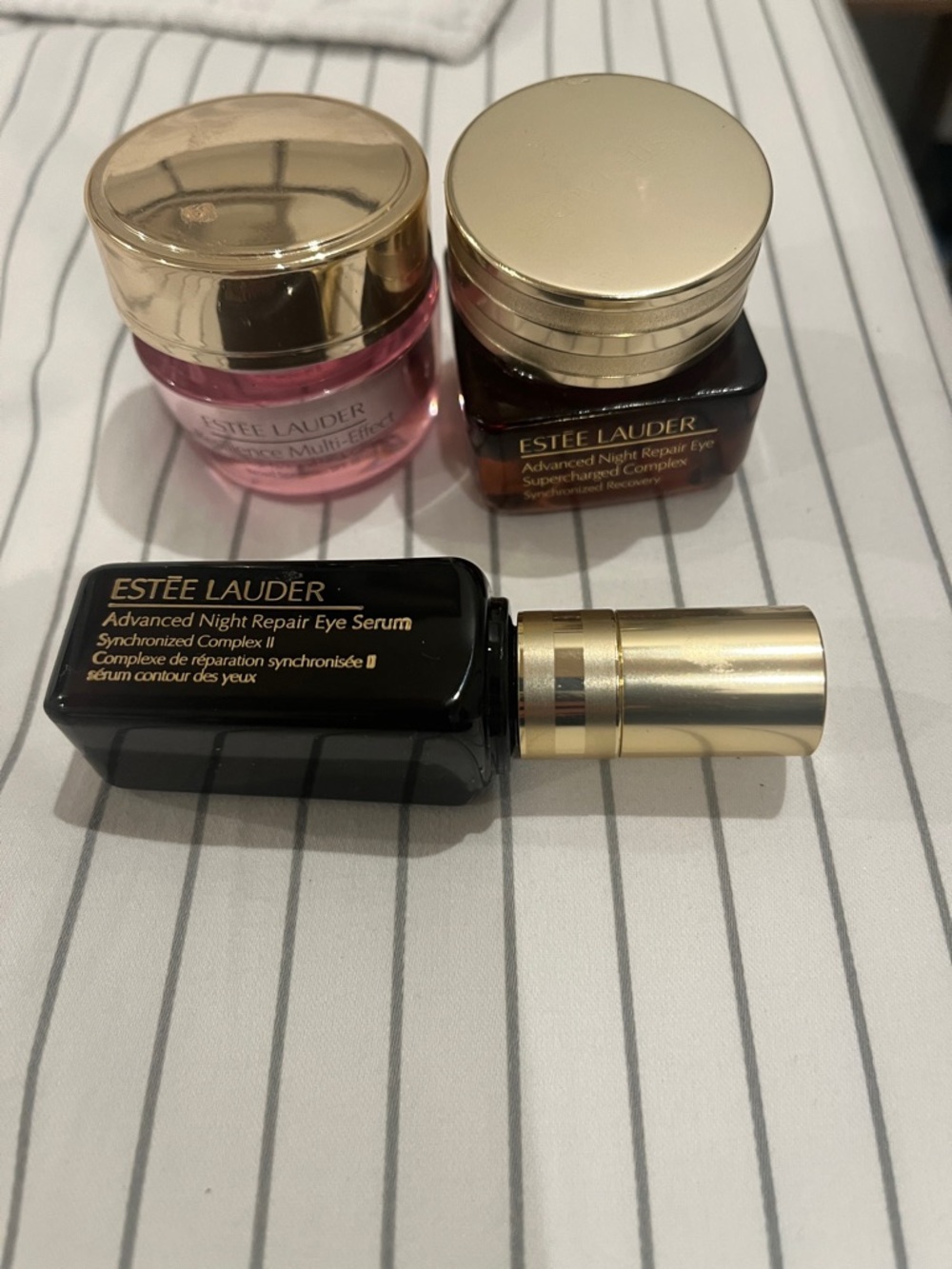 Estee Lauder Eye Care Set - Black, Gold, Pink